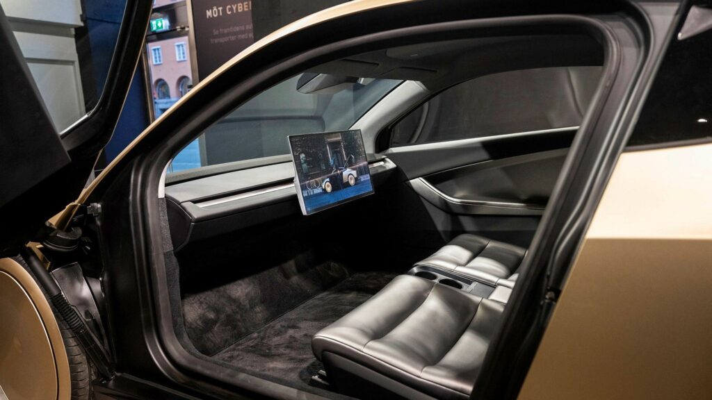 ”Cybercab” har varken ratt eller pedaler för att gasa och bromsa.