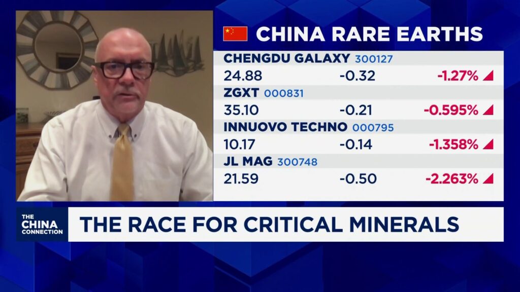 China holds all of the cards when it comes to rare earths, says mining CEO